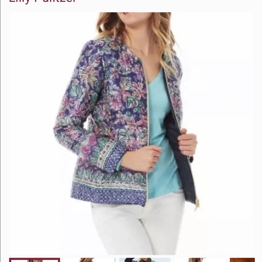 Lilly Pulitzer Lilah Reversible Quilted Jacket